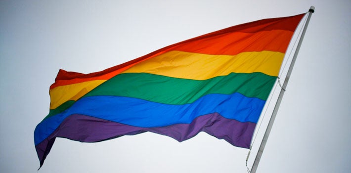 Queer Flag in the wind 