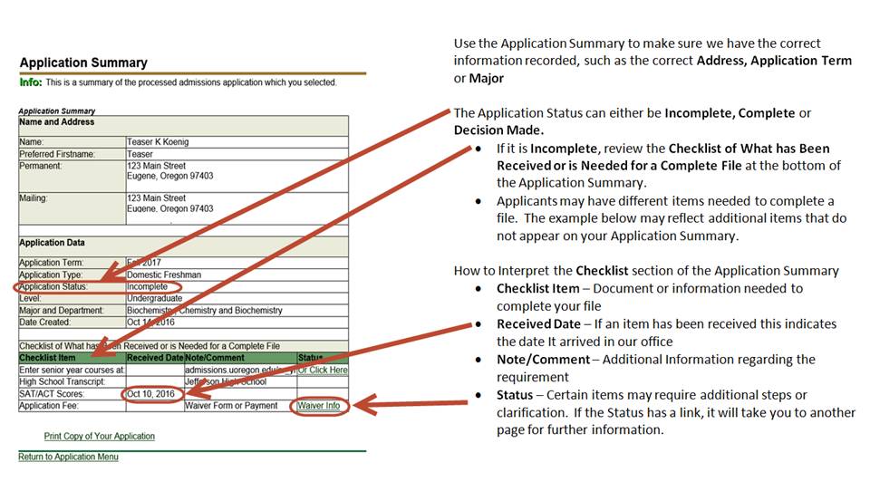 Is your address correct. Summarize app.